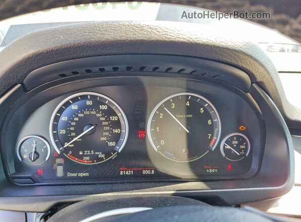 5UXKT0C5XG0S76573 2016 BMW X5 Черный Вид щитка приборов