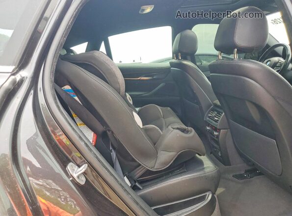 5UXKU0C38H0G69066 2017 BMW X6 Синий Вид задних сидений