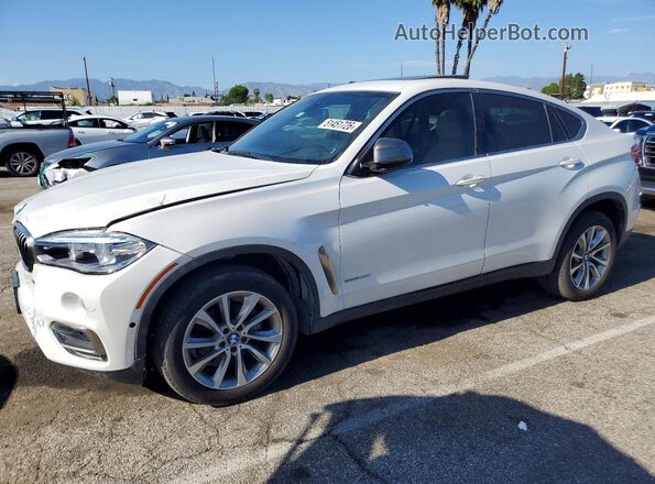 5UXKU0C52K0S97665 2019 BMW X6 Белый Передняя левая четверть