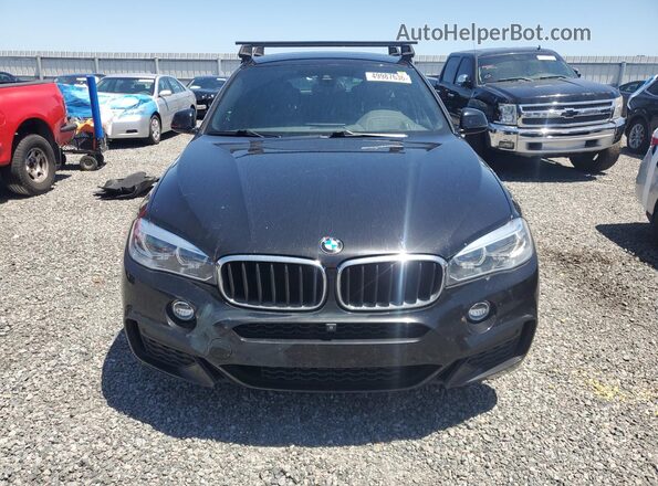5UXKU2C33H0X47195 2017 BMW X6 Черный Вид спереди
