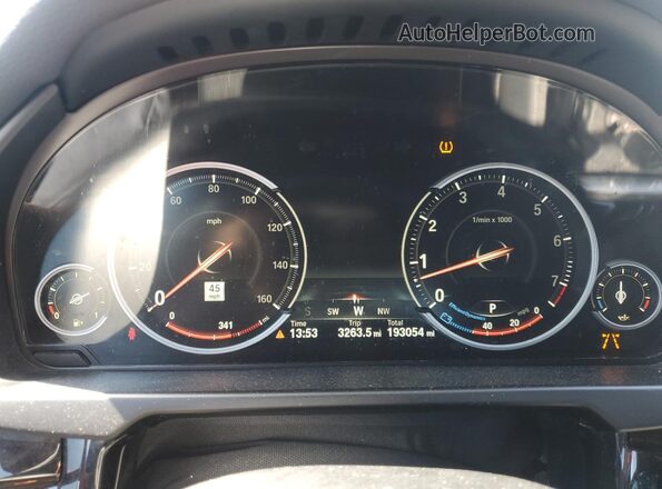 5UXKU2C33H0X47195 2017 BMW X6 Черный Вид щитка приборов