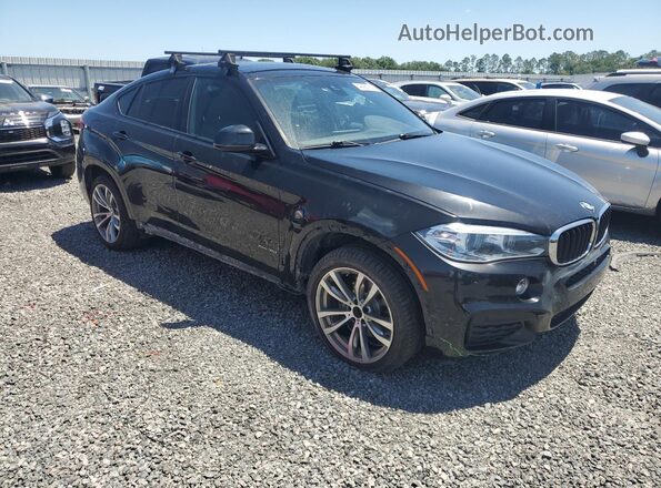 5UXKU2C33H0X47195 2017 BMW X6 Черный Передняя правая четверть