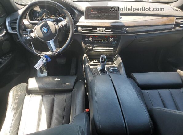 5UXKU2C33H0X47195 2017 BMW X6 Черный Вид панели приборов