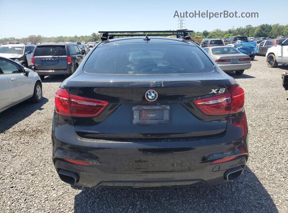 5UXKU2C33H0X47195 2017 BMW X6 Черный Вид сзади