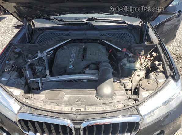 5UXKU2C33H0X47195 2017 BMW X6 Черный Вид подкапотного пространства