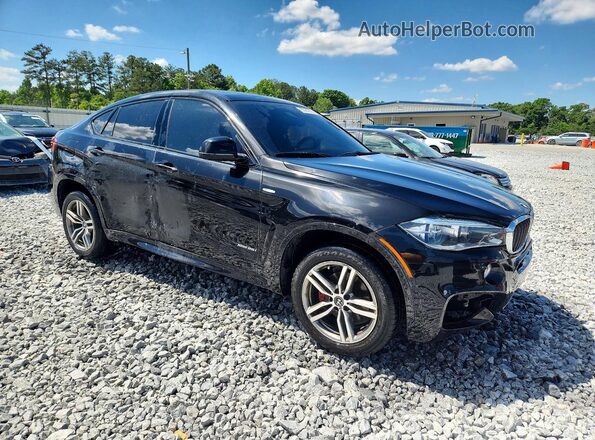 5UXKU2C51G0N80643 2016 BMW X6 Черный Передняя правая четверть