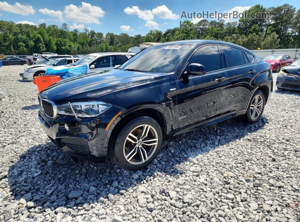 5UXKU2C51G0N80643 2016 BMW X6 Черный Передняя левая четверть