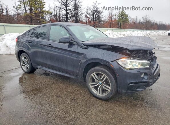 5UXKU2C52G0N78979 2016 BMW X6 Black Передня права чверть