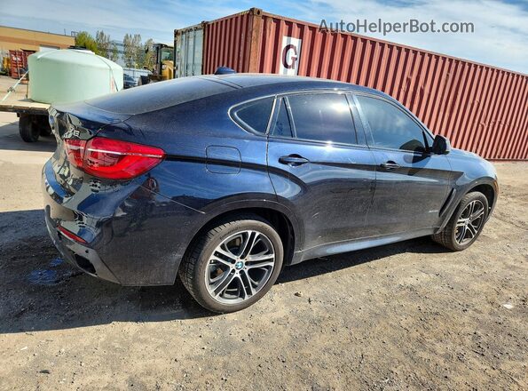 5UXKU2C54H0N85210 2017 BMW X6 Black Trasero derecho