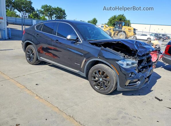 5UXKU2C56G0N83392 2016 BMW X6 Черный Передняя правая четверть