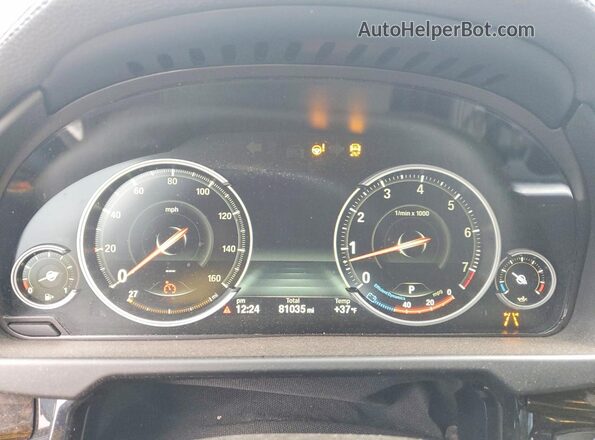 5UXKU2C56J0Z62058 2018 BMW X6 Черный Вид щитка приборов
