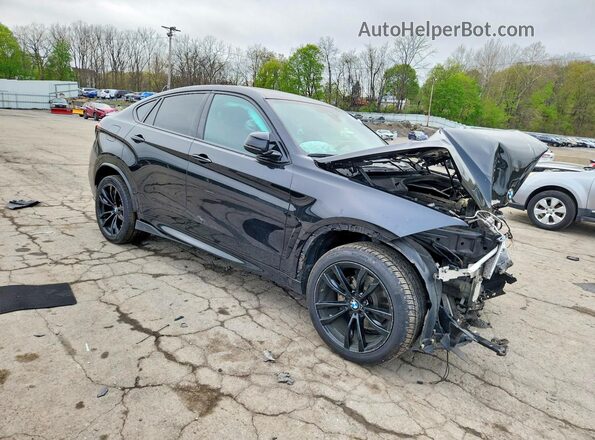 5UXKU2C56K0Z64751 2019 BMW X6 Черный Передняя правая четверть