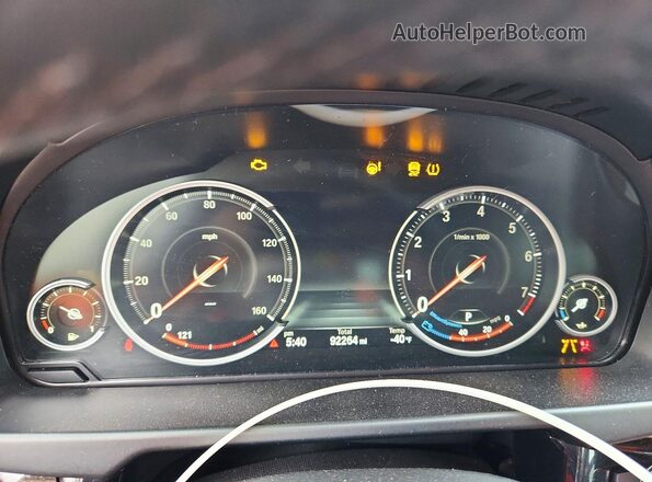 5UXKU2C56K0Z64751 2019 BMW X6 Черный Вид щитка приборов
