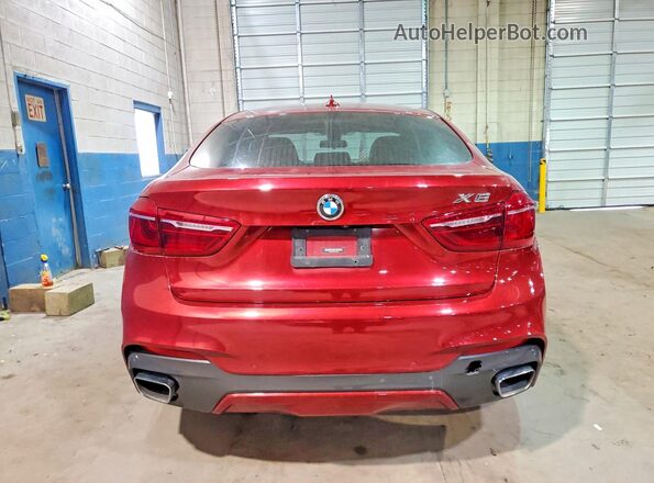 5UXKU2C57J0Z60979 2018 BMW X6 Красный Вид сзади