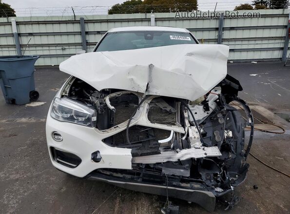 5UXKU2C58J0X49628 2018 BMW X6 Белый Вид спереди