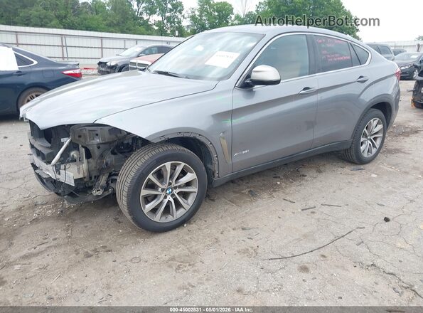 5UXKU2C58J0Z61932 2018 BMW X6 Серый Передняя левая четверть