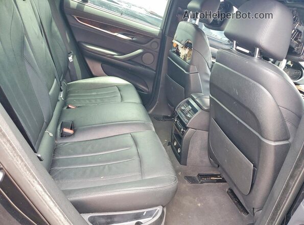 5UXKU6C32H0S99670 2017 BMW X6 Black Вид задньої частини салону