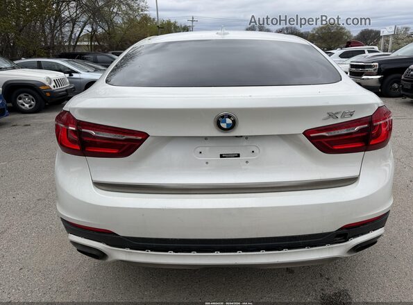 5UXKU6C37H0W38407 2017 BMW X6 Белый Вид щитка приборов