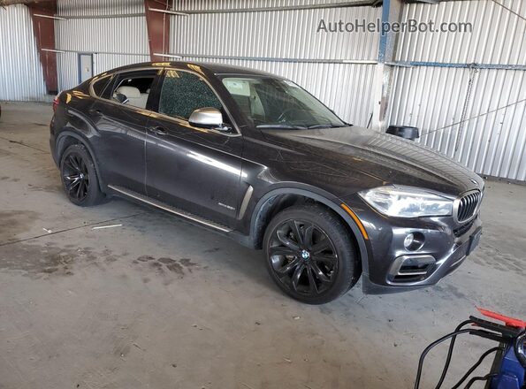 5UXKU6C54G0R33903 2016 BMW X6 Gray Przód prawy