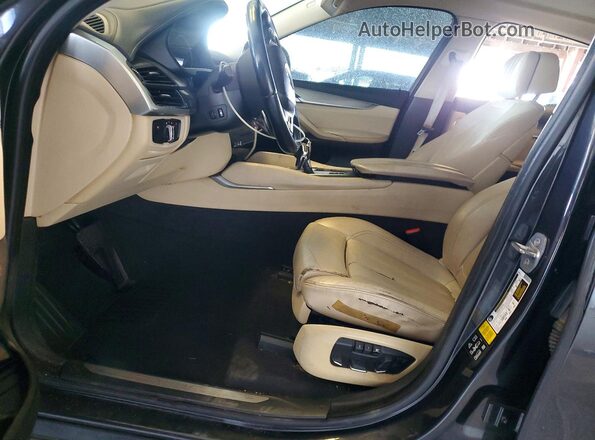 5UXKU6C54G0R33903 2016 BMW X6 Gray Widok wnętrza z przodu