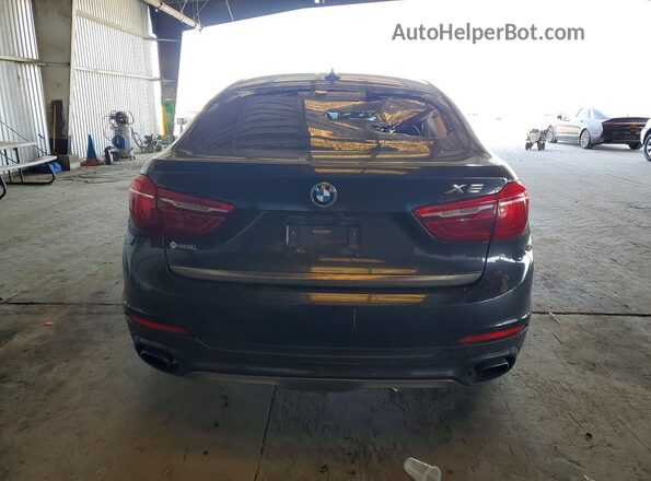 5UXKU6C54G0R33903 2016 BMW X6 Gray Widok z tyłu