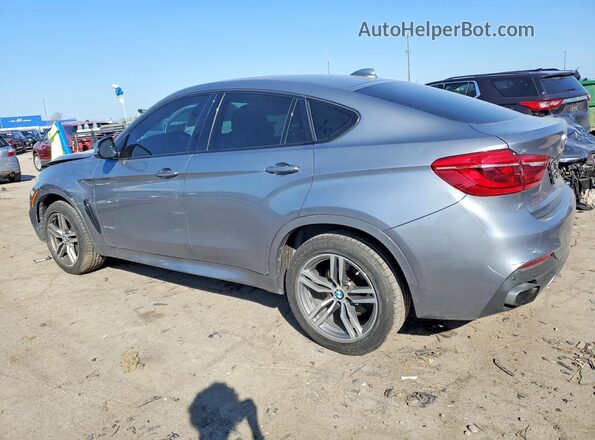 5UXKU6C56G0R34177 2016 BMW X6 Серебряный Задняя правая четверть