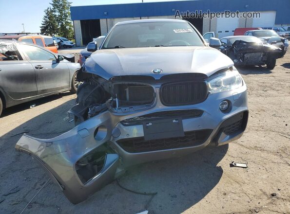 5UXKU6C56G0R34177 2016 BMW X6 Серебряный Вид сзади