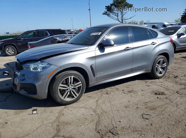5UXKU6C56G0R34177 2016 BMW X6 Серебряный Задняя левая четверть