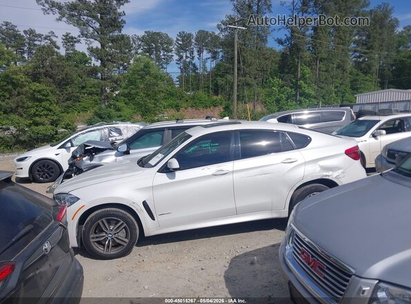 5UXKU6C56J0Z66604 2018 BMW X6 Белый Панорамный вид салона 360°