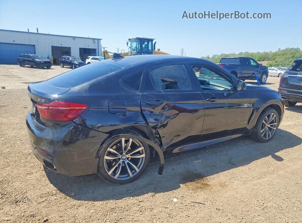 5UXKU6C57G0R34429 2016 BMW X6 Черный Задняя правая четверть
