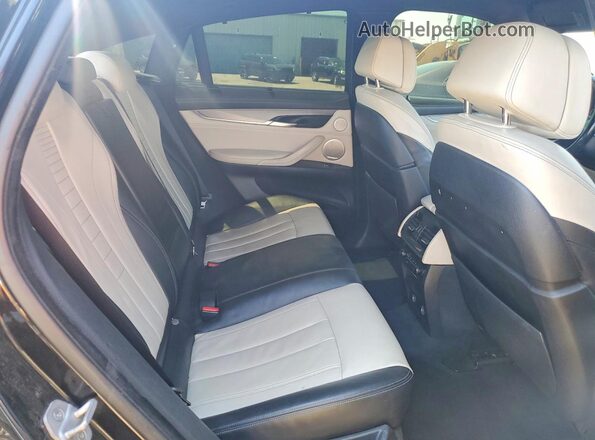 5UXKU6C57G0R34429 2016 BMW X6 Черный Вид задней части салона