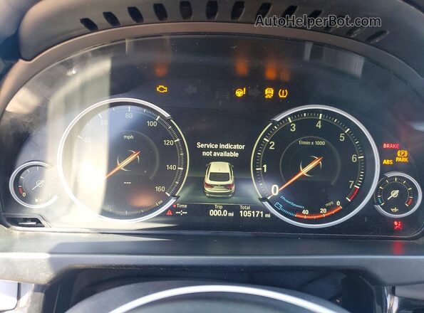 5UXKU6C57G0R34429 2016 BMW X6 Черный Вид щитка приборов