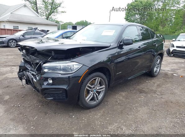 5UXKU6C5XG0R99971 2016 BMW X6 Черный Передняя левая четверть