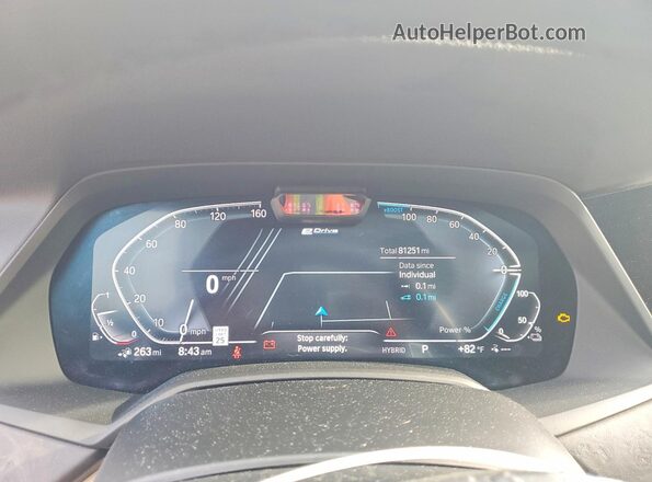 5UXTA6C03N9M02413 2022 BMW X5 Белый Вид щитка приборов