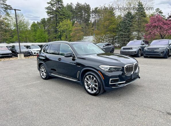 5UXTA6C07P9P01423 2023 BMW X5 Черный Передняя левая четверть