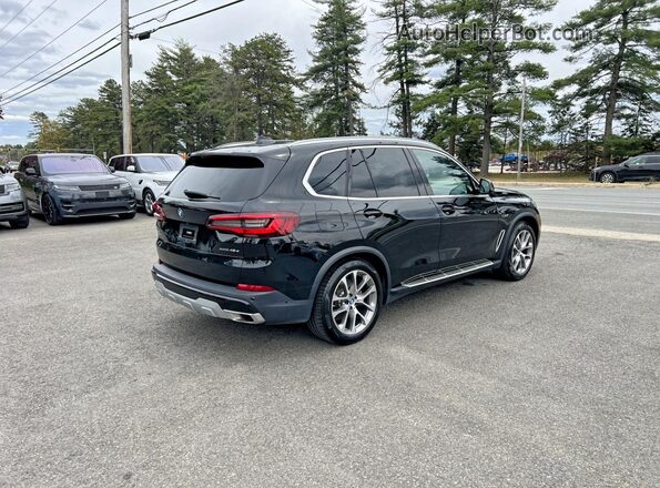 5UXTA6C07P9P01423 2023 BMW X5 Черный Передняя правая четверть