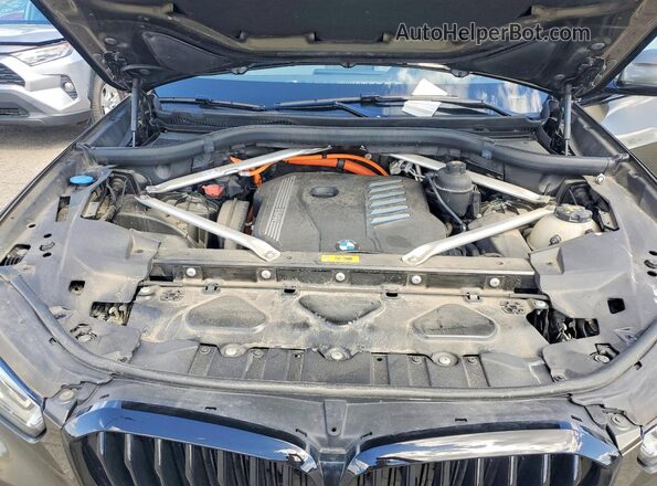 5UXTA6C09P9P83302 2023 BMW X5 Green Вид підкапотного простору