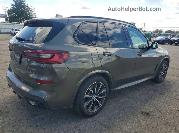 5UXTA6C09P9P83302 2023 BMW X5 Green Задня права чверть