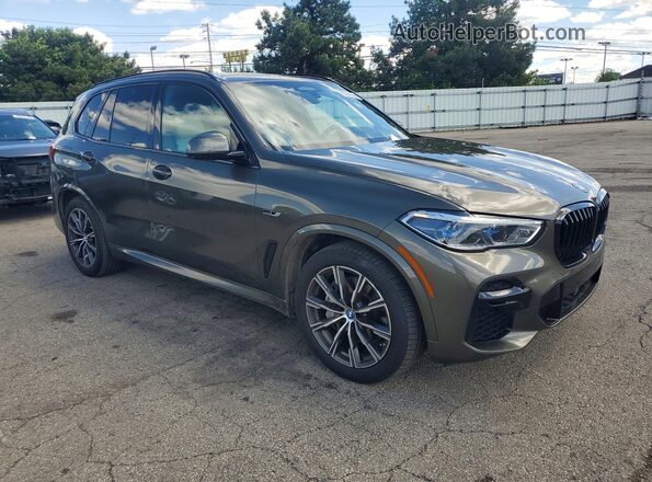 5UXTA6C09P9P83302 2023 BMW X5 Green Передня права чверть