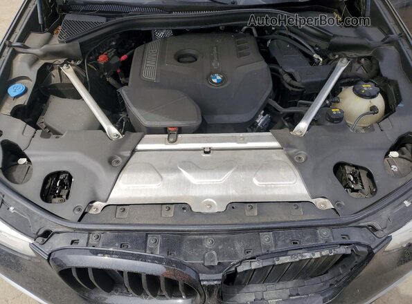 5UXTR7C52KLE94075 2019 BMW X3 Черный Вид подкапотного пространства