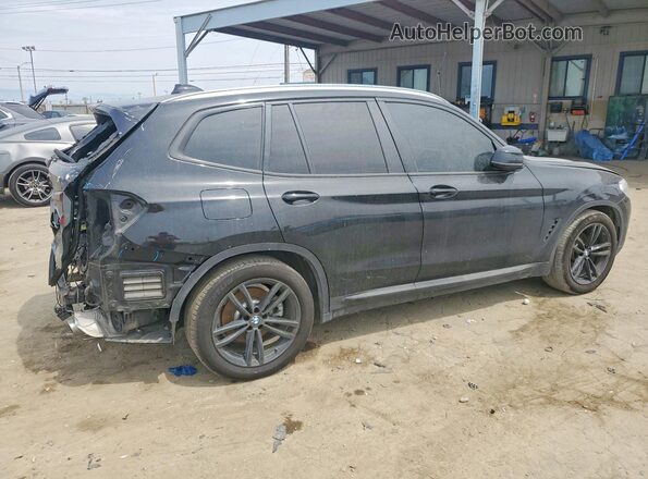 5UXTR7C52KLE94075 2019 BMW X3 Черный Задняя правая четверть