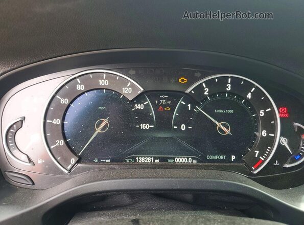 5UXTR7C52KLE94075 2019 BMW X3 Черный Вид щитка приборов