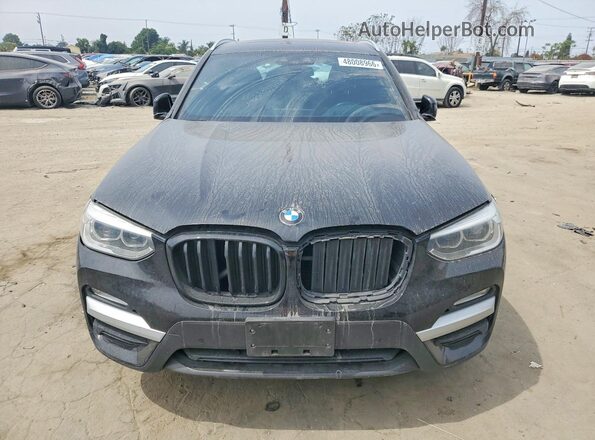 5UXTR7C52KLE94075 2019 BMW X3 Черный Вид спереди