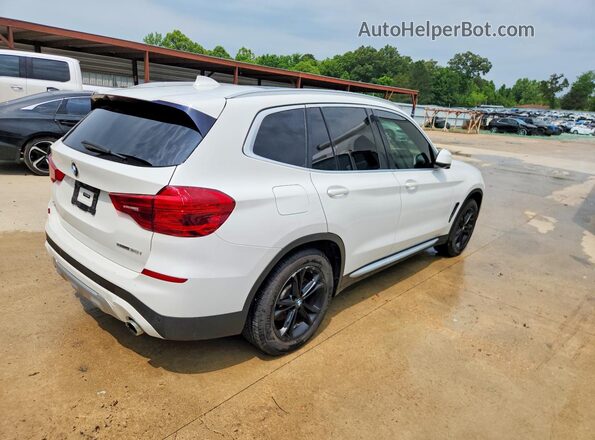 5UXTR7C54KLF25102 2019 BMW X3 Белый Задняя правая четверть