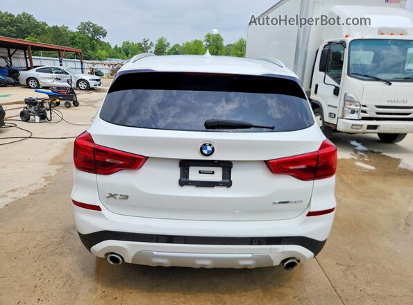 5UXTR7C54KLF25102 2019 BMW X3 Белый Вид сзади