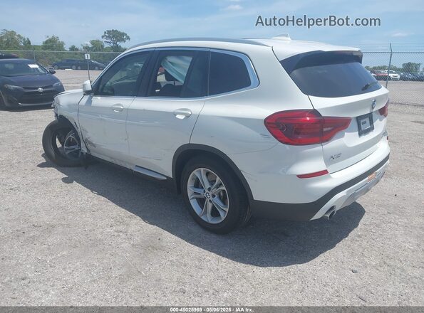 5UXTR7C55KLR47361 2019 BMW X3 Белый Задняя левая четверть