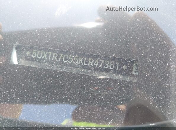 5UXTR7C55KLR47361 2019 BMW X3 Белый Вид подкапотного пространства