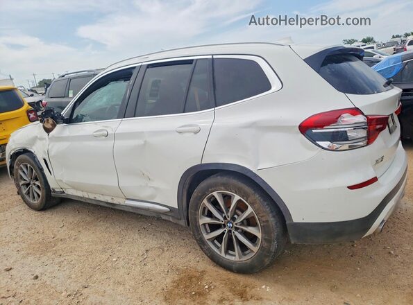 5UXTR7C56KLF29359 2019 BMW X3 Белый Задняя левая четверть