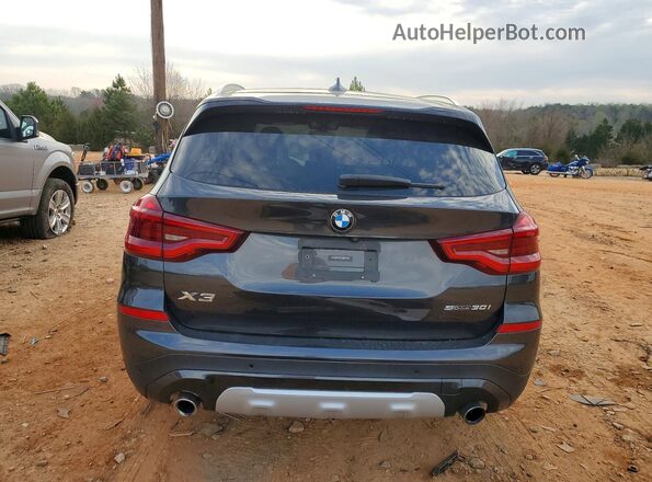 5UXTR7C56KLR44422 2019 BMW X3 Gray Vista trasera