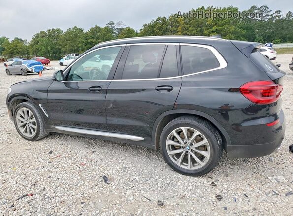 5UXTR7C58KLF29797 2019 BMW X3 Черный Задняя левая четверть